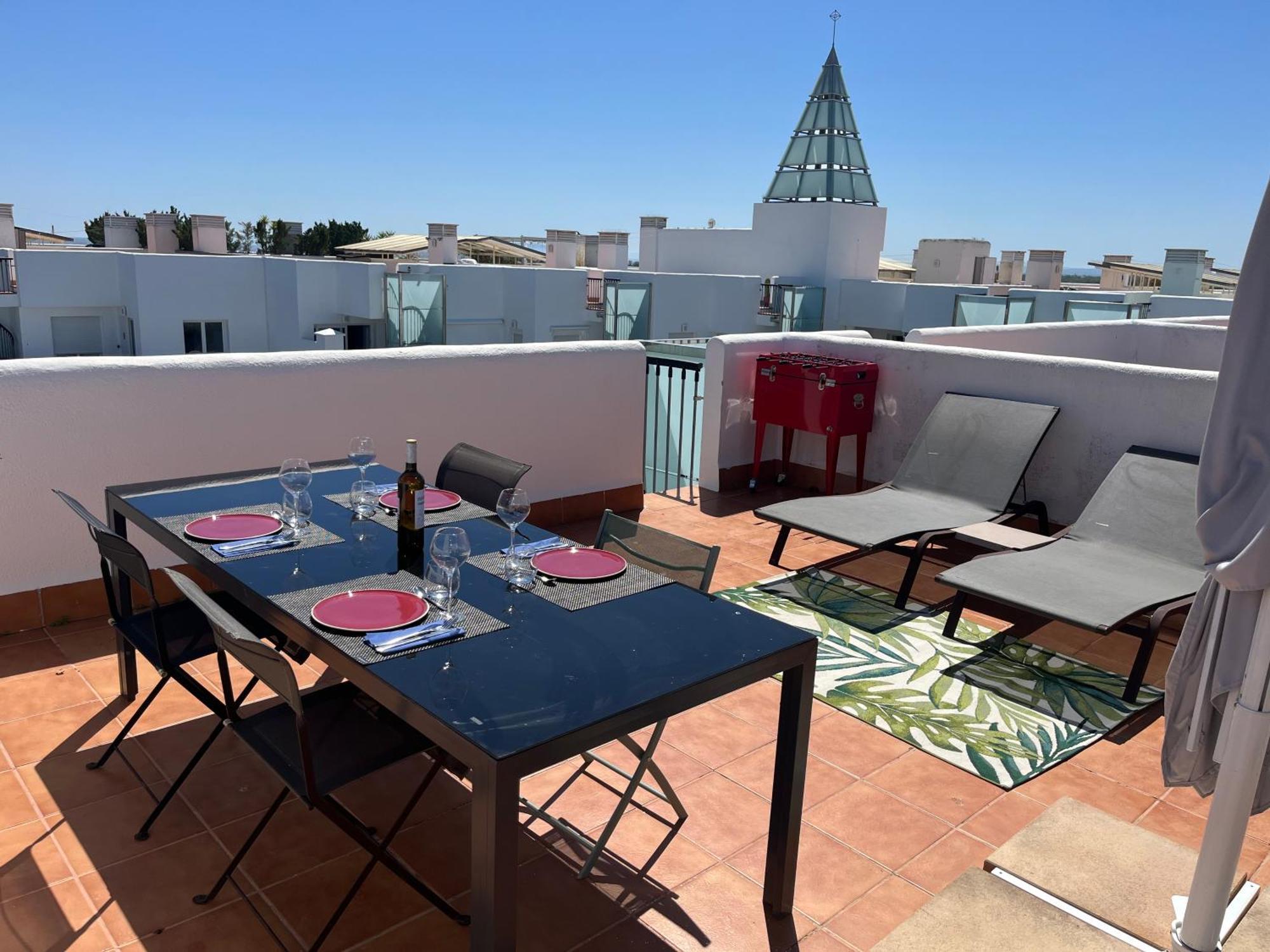 Appartement Avec Terrasse Sur Le Toit Vue Mer Roses Extérieur photo
