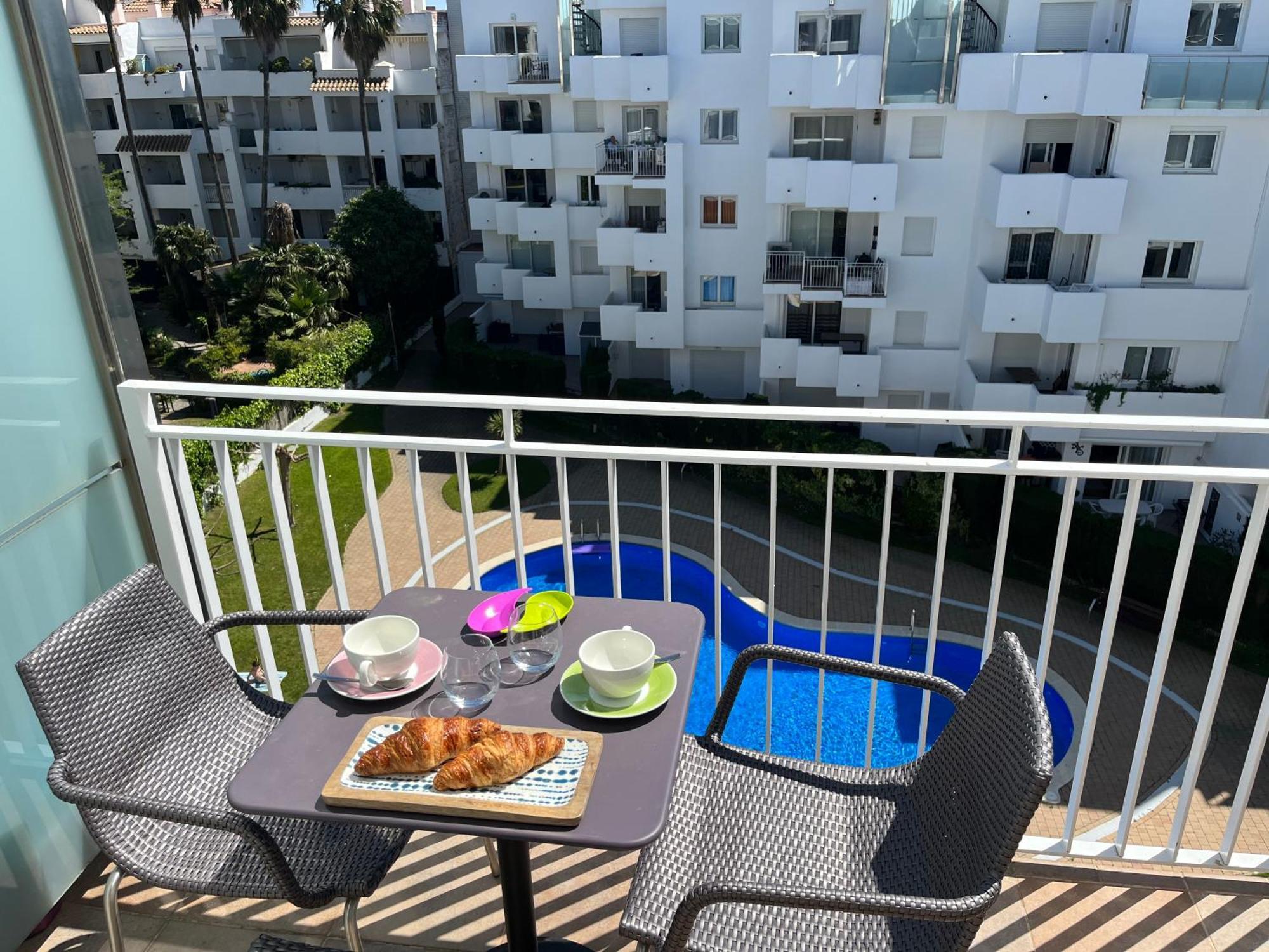 Appartement Avec Terrasse Sur Le Toit Vue Mer Roses Extérieur photo